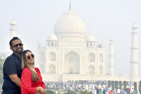 Agra: Taj Mahal com Mausoléu ingressos sem fila e guiaPasseio com ingressos e guia