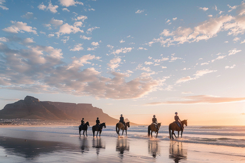 Le Cap : balade à cheval à Long Beach
