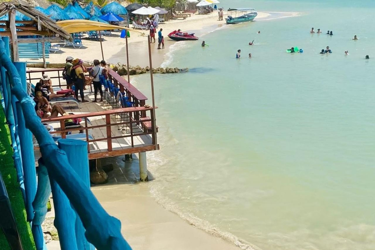 From Cartagena: Marasú – Tierra Bomba, Lunch & Boat Ride
