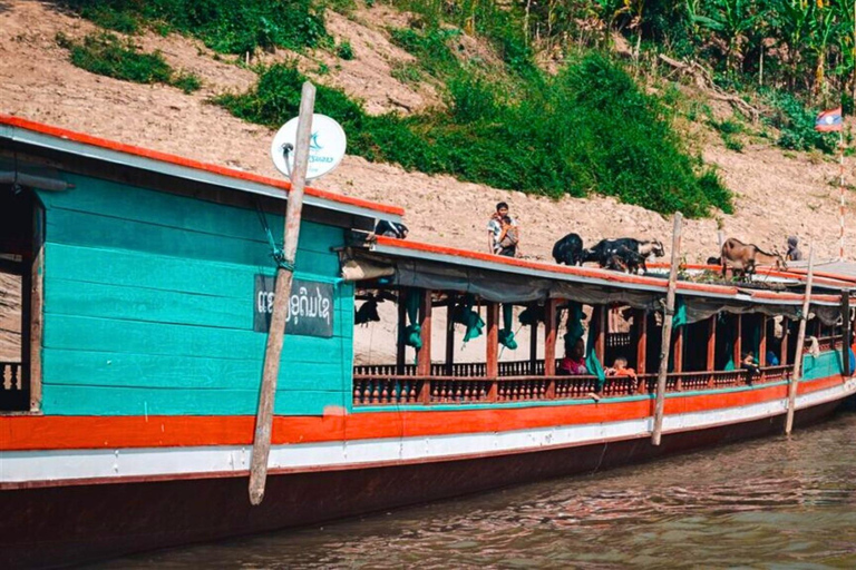 Depuis Luang Prabang : Bateau lent vers Huay Xai 2 jours, 1 nuit