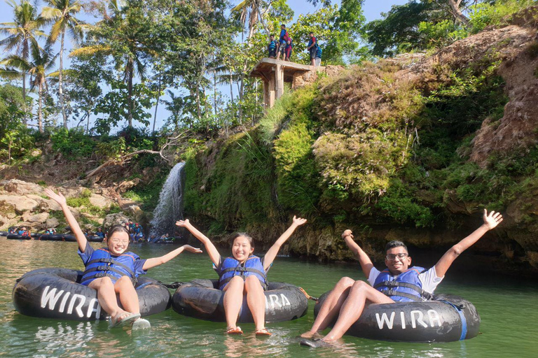 Exotic cave exploration: underground river and temple visit