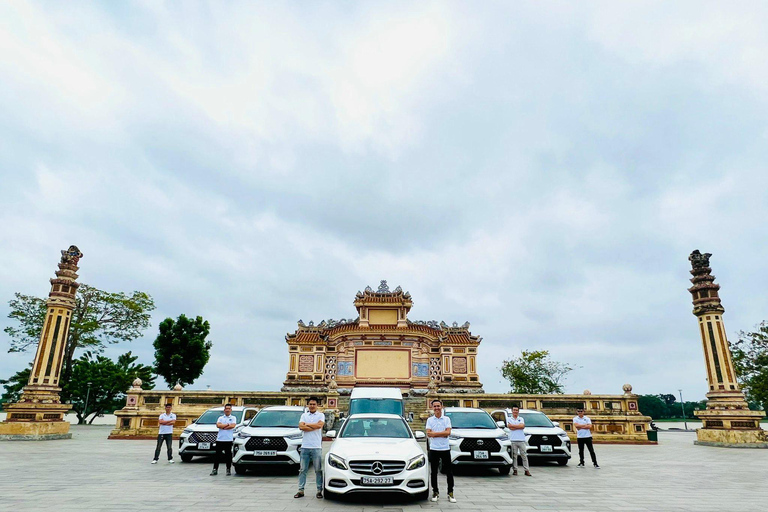 Transfert privé de Hue à Hoi An avec visite touristique