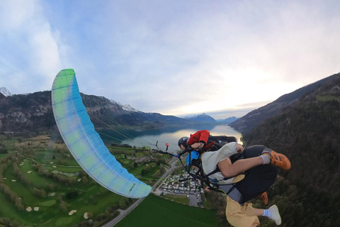 Grindelwald: Vôos duplos de parapente