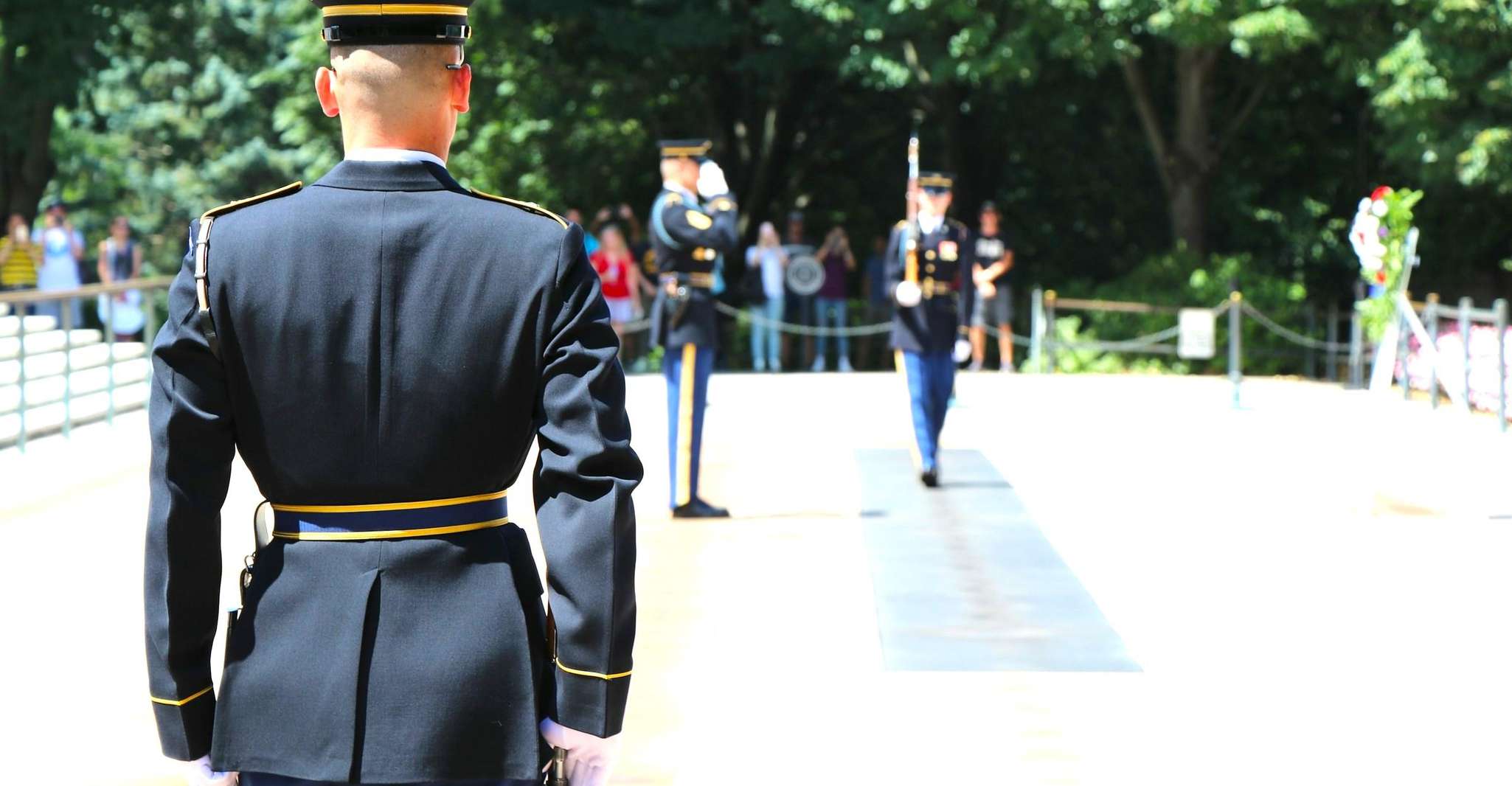 Arlington Cemetery: Changing of Guard & John F Kennedy Grave