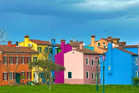 Boat Tour: Murano, Burano and panoramic view of St Mark's