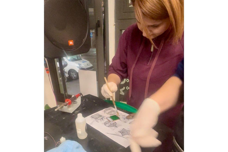 Thessaloniki: Christmas Stained Glass Ornaments Workshop