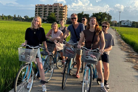 Hoi An Bike Tour: Stress Relief w Buffalo,Duck & Basket Boat E-Car Sightsee Private Tour: Explore the Insider’s Route