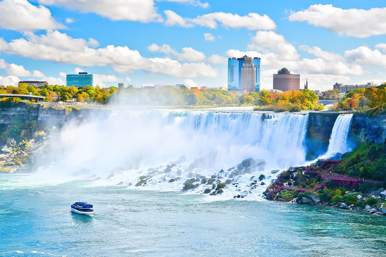 From New York City: Niagara Falls Full-Day Bus Tour Niagara Falls Group Tour with Maid of the Mist Boat Cruise