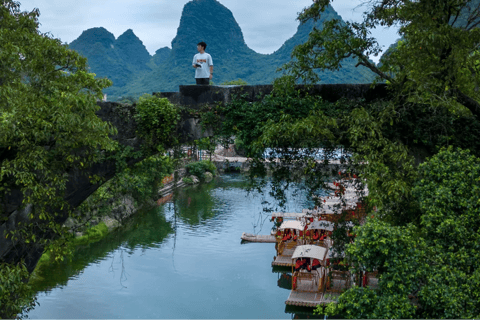 Yangshuo: Iconic Photo Route with Cormorant Raft & Transfers