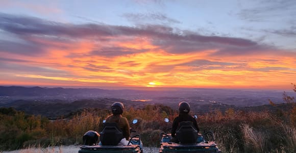 Tirana: ATV Quad Off Road Tour with Lakes, Hilltop, Sunset