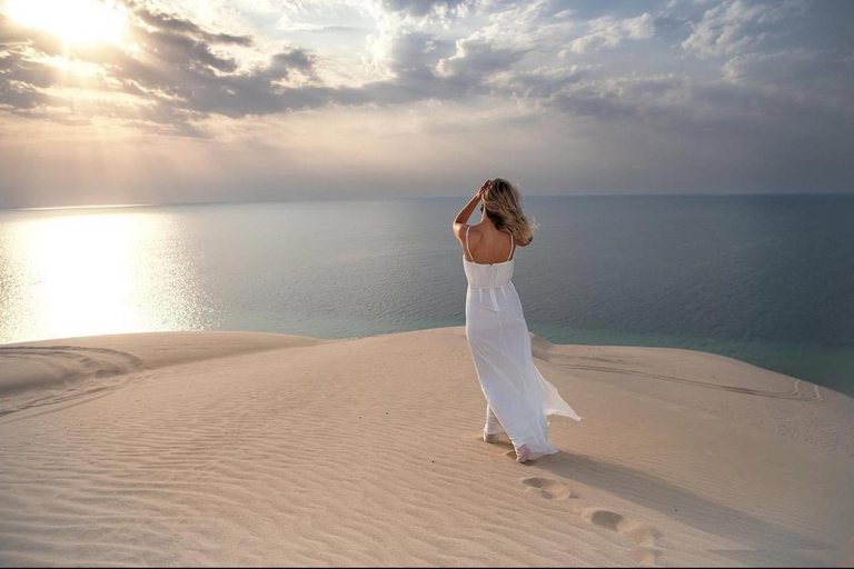 Doha: Inland Sea Desert Safari With All Activities Group: Desert Safari , inland sea , Sandboarding