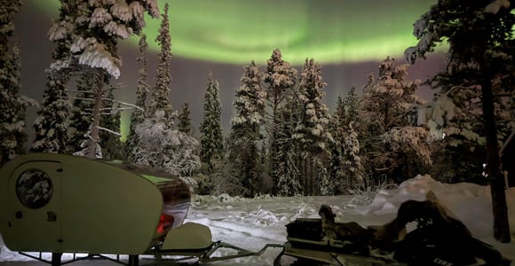 Kiruna: SkyArc Aurora Tour in a Warm Glass-Roofed Carriage