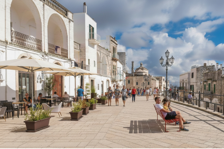 Martina Franca, Cisternino & Monopoli: Day Tour by Coach from Bari