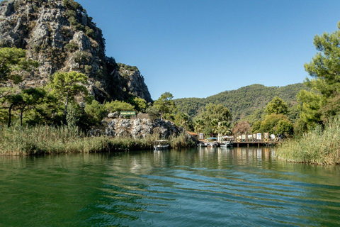 Fethiye:excursion d&#039;une journée à Dalyan Mud &amp; Turtle Beach et croisière fluviale