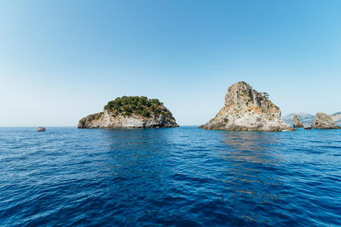 From Sorrento: Amalfi and Positano Full-Day Shared Boat Tour 9:00 AM Departure - Group Tour without Pick-Up