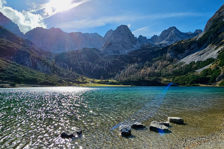 From Munich: Eibsee & Zugspitze Private Day Tour by Tesla