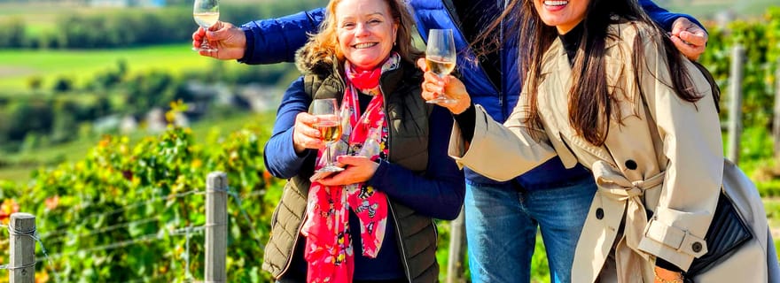 Visite d'une jounée en petit groupe à Pommery