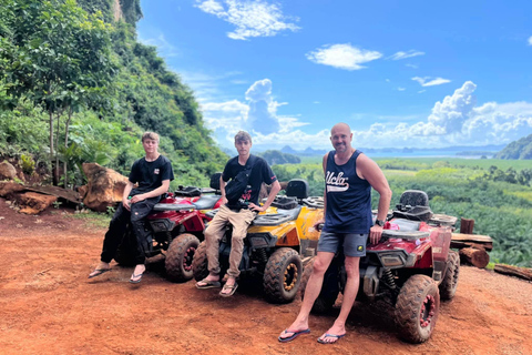 Krabi: ATV Nature Viewpoint & Zipline with Pickup Single rider : 30-Min ATV + Zipline Adventure