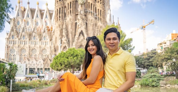 Barcelona: Professionelles Fotoshooting vor der Sagrada Familia
