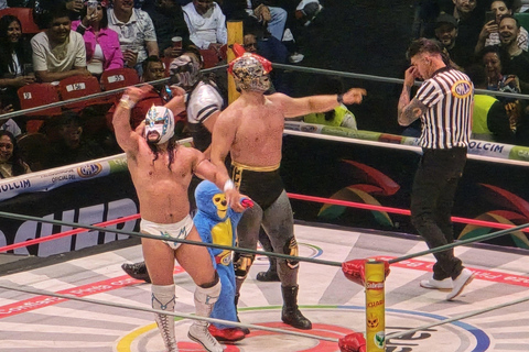 Mexico City: Lucha Libre Night with Hotel Pickup & Mask.