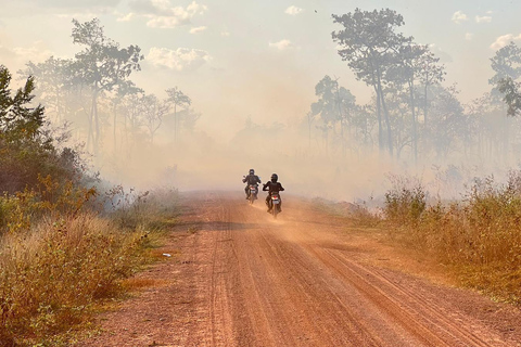 Aventura de 21 dias no Camboja de motocicleta