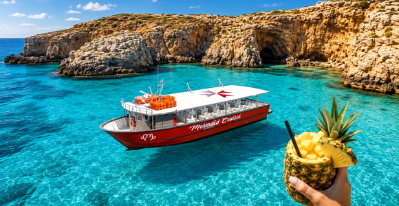 Malta: Blue Lagoon, Comino, Gozo & Caves Boat Cruise