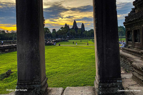 Au départ de Phnom Penh : Excursion d&#039;une journée à Angkor Wat, Bayon et Ta Prohm