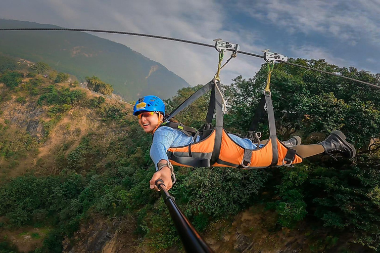 كوشما: مغامرة الانزلاق بالحبل مع خيار الانزلاق بالحبل مع سوبرمان