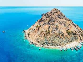 Antalya/Kemer : excursion en bateau en petit groupe sur l'île de Suluada avec déjeuner