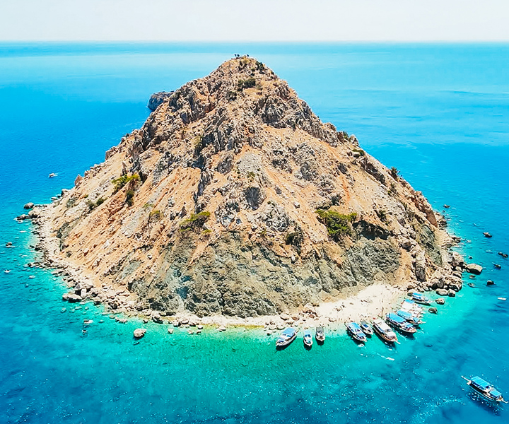 Antalya/Kemer: Suluada Island Small-Group Boat Tour w/ Lunch