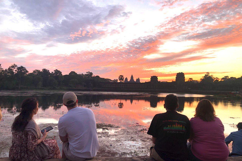 Angkor Wat, Bayon, Ta Prom and Banteay Srey Sunrise Tour