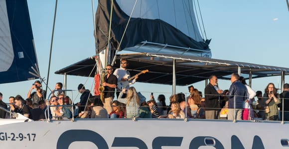 Barcelona: Catamaran Cruise with optional Live Jazz Music