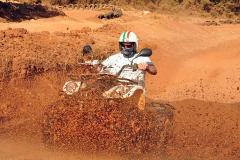 From Alanya/Side: Taurus Mountains Quad Safari with Transfer Double Quad