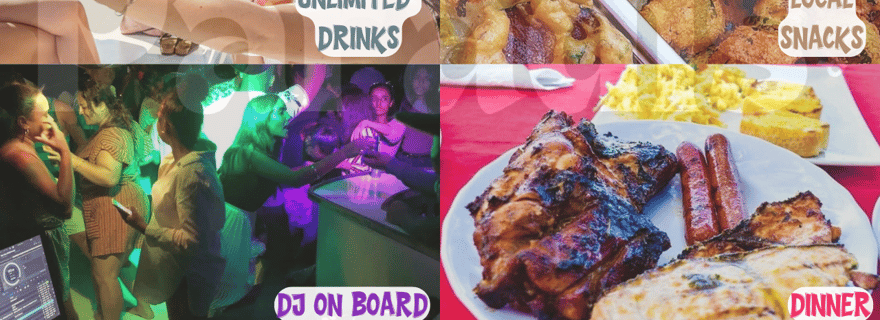 Maurice : croisière au coucher du soleil en catamaran avec repas, boissons et DJ