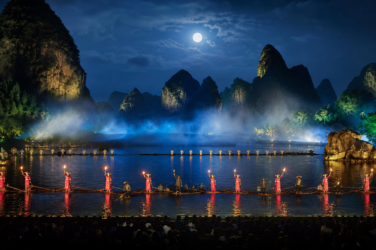 YangShuo: Impression Liu Sanjie Show Ticket with Options A2 President VIP | Tea Break, Drinks & Premium View