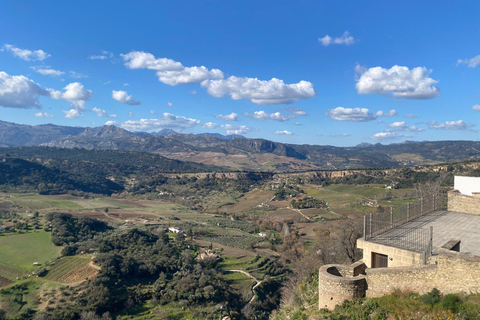 from Mijas, Malaga: Private tour Ronda incl. transfer, bullfighting arena and tapas