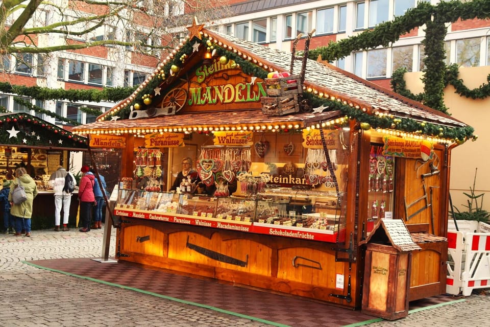 All made of chocolate, Bonn Christmas Market, Germany / wrench