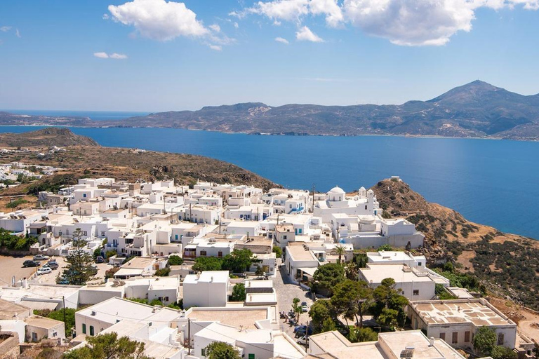 Au départ de La Canée : excursion d&#039;une journée sur l&#039;île de Milos (Plaka, Sarakiniko)La Canée : excursion sur l&#039;île de Milos avec transfert depuis Herakleion