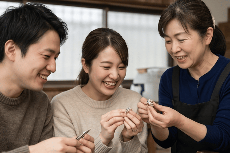 Vintage Ring-Making Workshop in Shinjuku