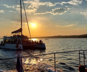 Saint Raphaël : Sunset Cruise Kaap Dramont & Gouden Eiland