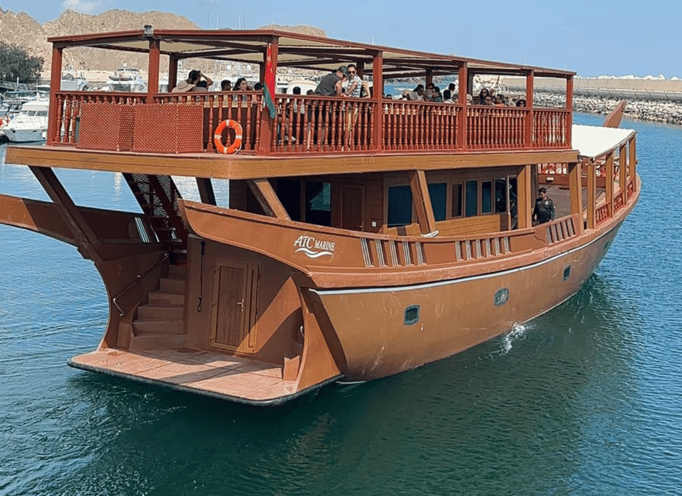 Muscat: Traditionel omansk Dhow-solnedgangskrydstogt