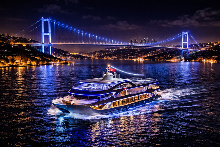 Istanbul Bosphorus Dinner Cruise with Live Shows & Transfer Dinner Cruise – Soft Drinks & Transfer Included