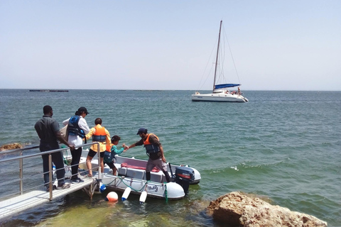 Dakhla: Catamaran Sailing Adventure with Island Visit