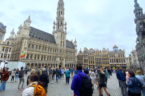 Vanuit Parijs: Dagtrip met gids naar Brussel en Brugge