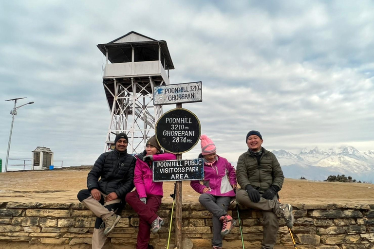 De Pokhara: Caminhada guiada de 5 dias por Poon Hill, Mulde Hill e Dobato