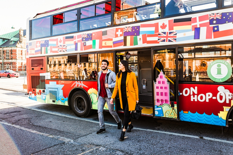 Kopenhagen: Red Sightseeing-Tour - Hop-On/Hop-Off-Bus & BootHop-on Hop-off Bus und Boot