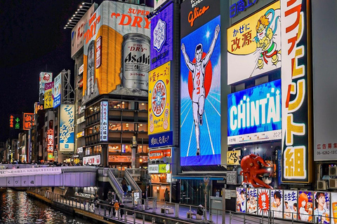 Osaka: Dotonbori Night Cruise, Takoyaki & Izakaya Tour