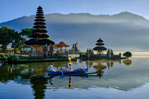 Bali: Half-Day Tour UNESCO Sites Ulun Danu and Jatiluwih Private Tour With Entry Tickets