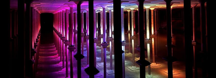 Houston : Cistern Illuminated - Installation lumineuse hivernale