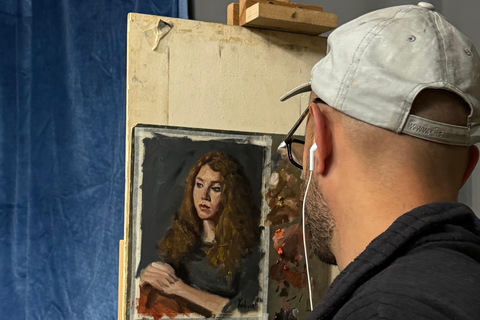 Florence: Create Your Own Oil Painting in a Real Art Studio Sunday Premium Atelier Session
